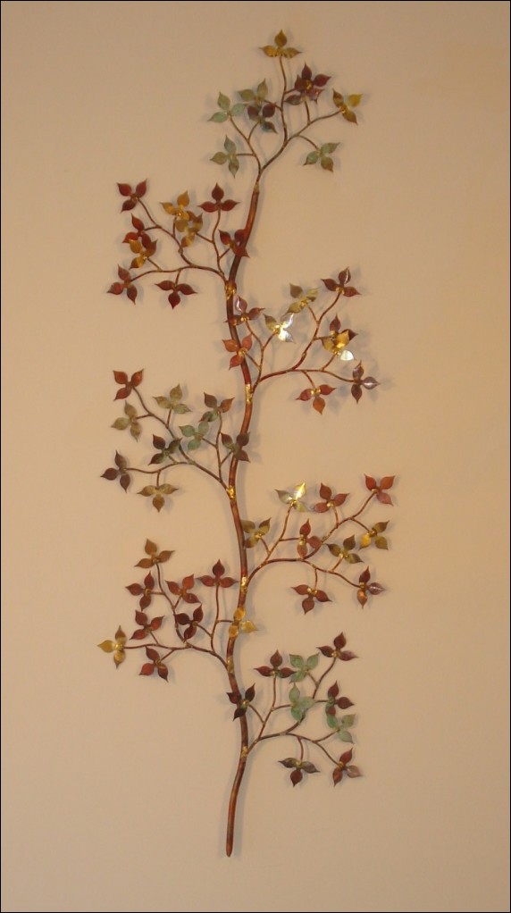 Spring Leaves Metal Wall Sculpture